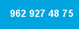 962 927 48 75 962 927 48 75
